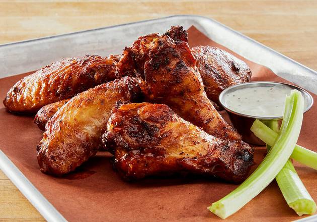 Order Smoked Wings food online from Luella's Bar-B-Que store, Asheville on bringmethat.com