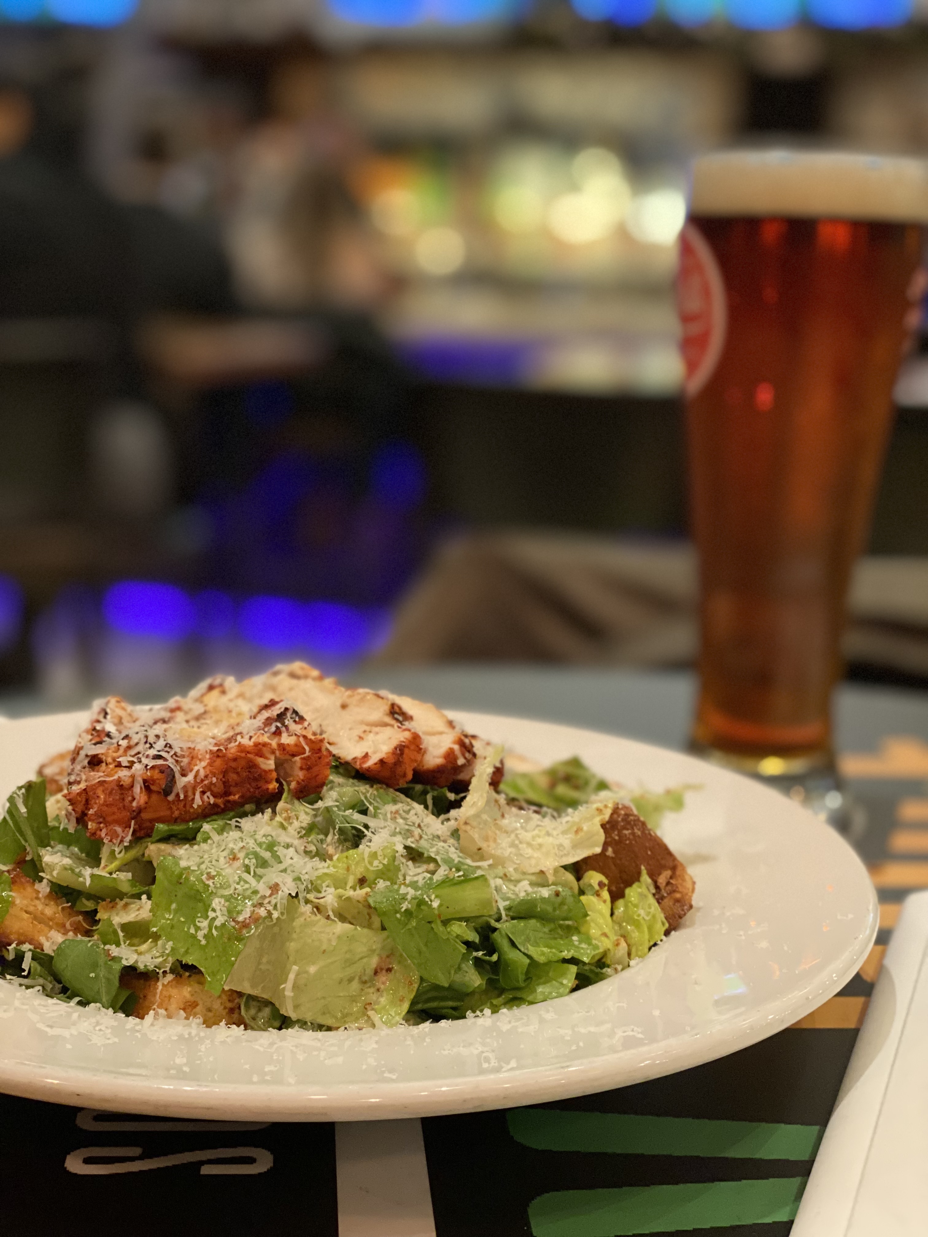 Order 6 oz. Chicken Caesar Salad food online from City Grill store, Covina on bringmethat.com
