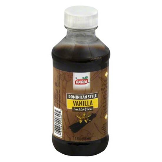 Order Badia Imitation Vanilla Extract 4oz food online from Everyday Needs by Gopuff store, Pittsburgh on bringmethat.com