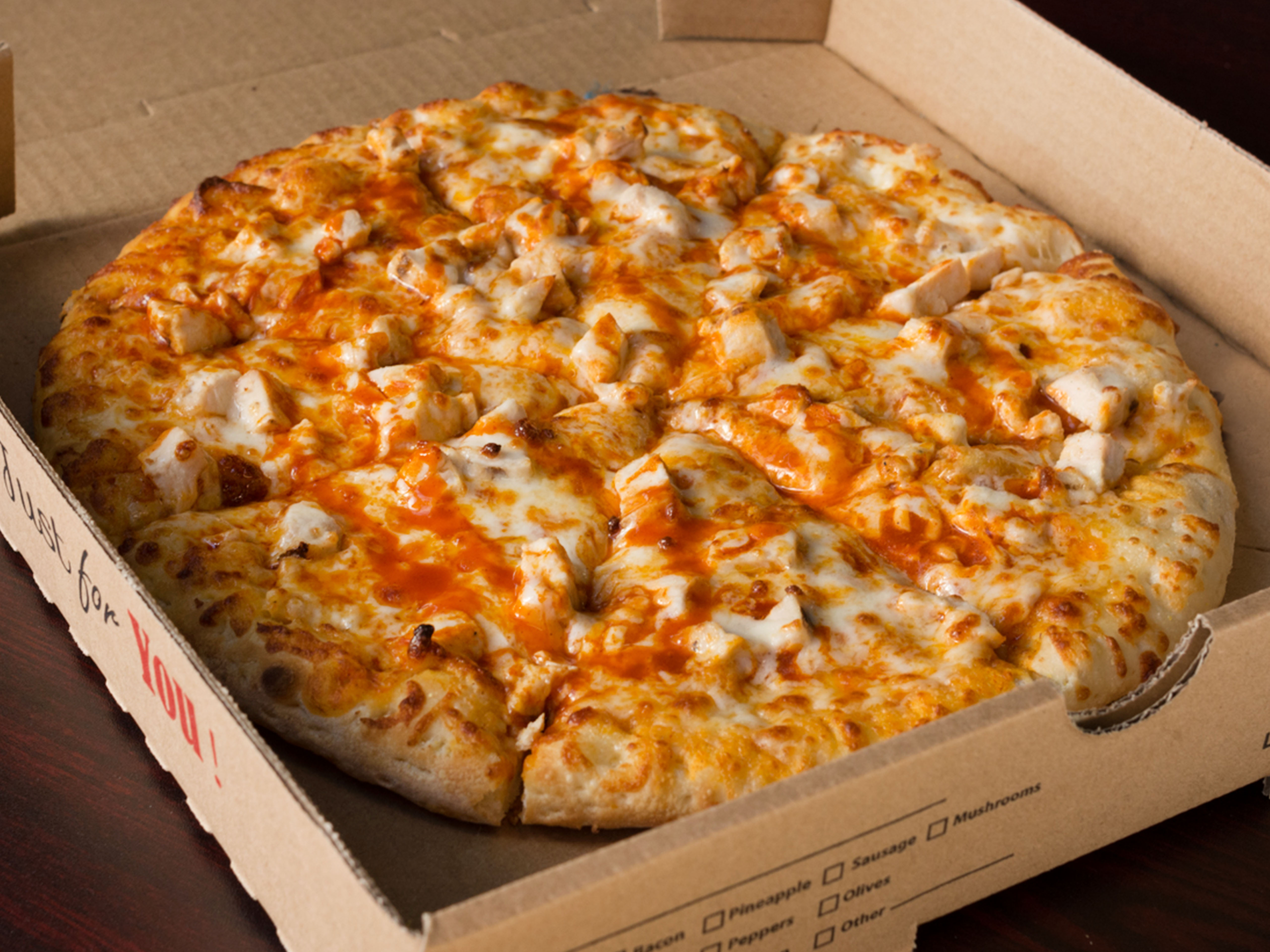 Order Buffalo Chicken Pizza food online from Hot Oven Pizza store, West Jordan on bringmethat.com