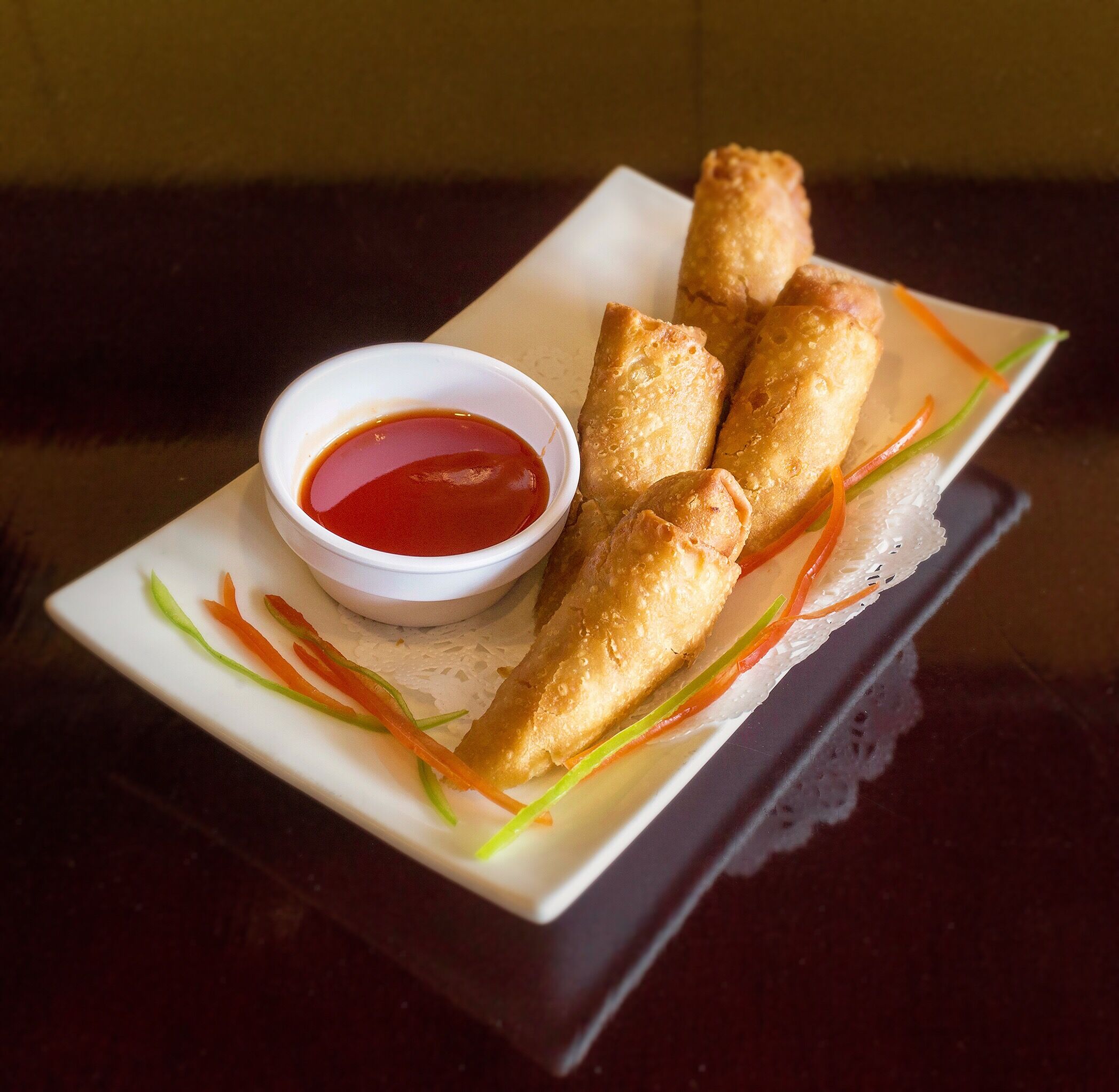 Order 2 Chicken Egg Rolls food online from Red Corner China Diner store, Midvale on bringmethat.com