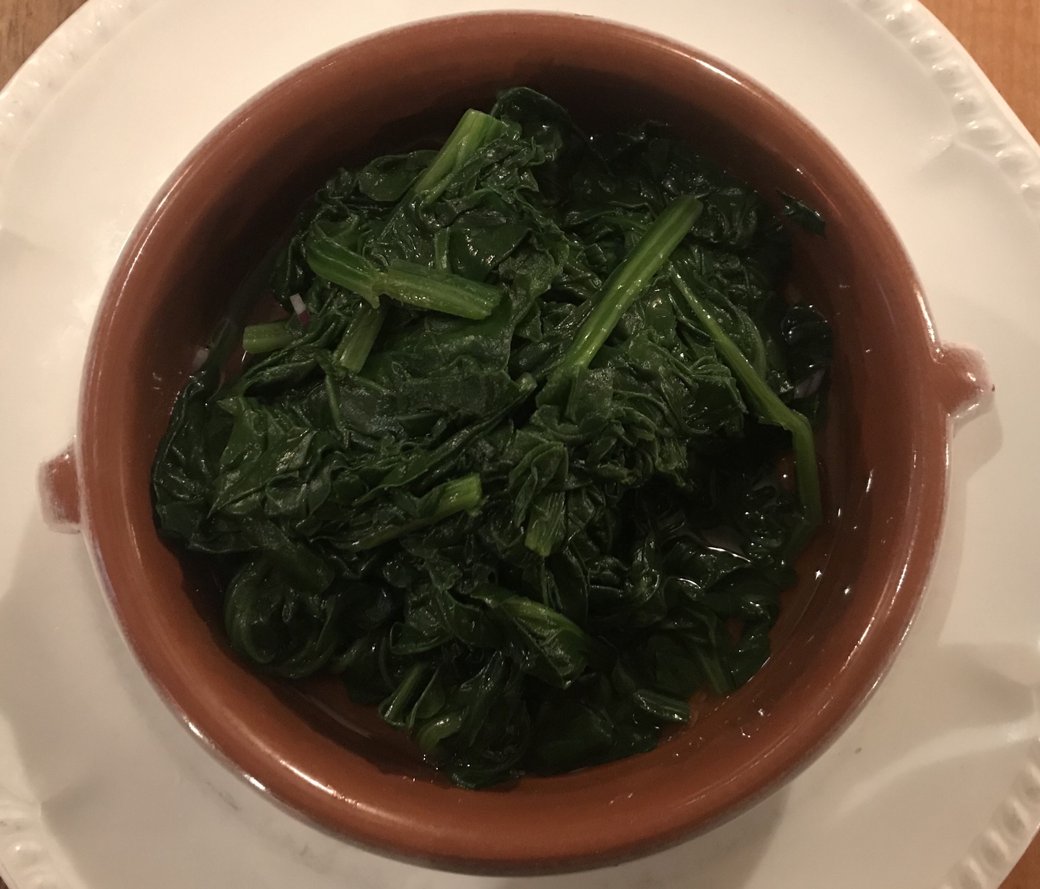 Order Sauteed Spinach food online from La Boite en Bois store, New York on bringmethat.com