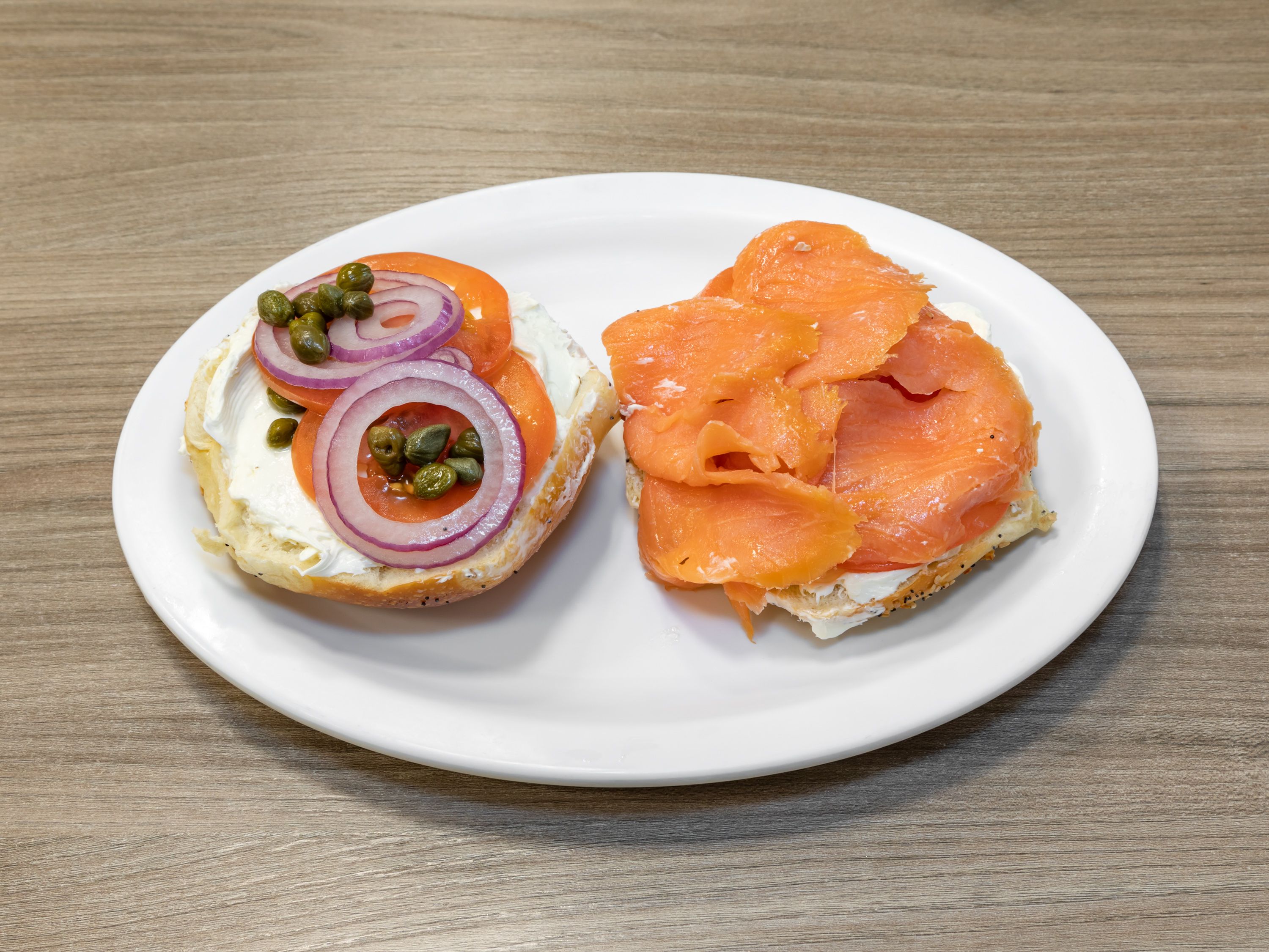 Order Bagel with lox food online from Hot Bagels & Deli #1 store, Litchfield Park on bringmethat.com