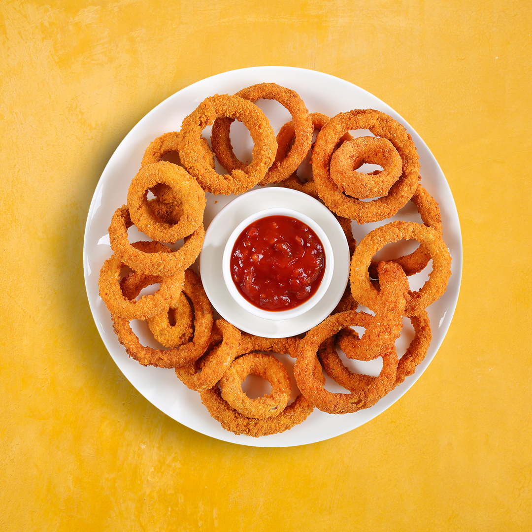 Order Golden Onion Rings food online from Pizza Zone store, Oklahoma City on bringmethat.com