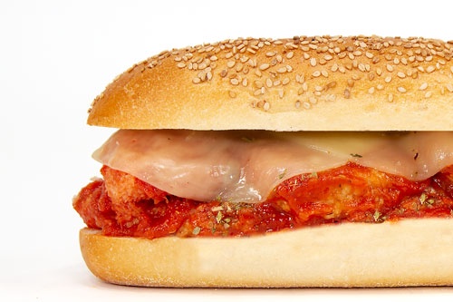 Order Chicken Parmigiana food online from Primo Hoagies store, Aston on bringmethat.com