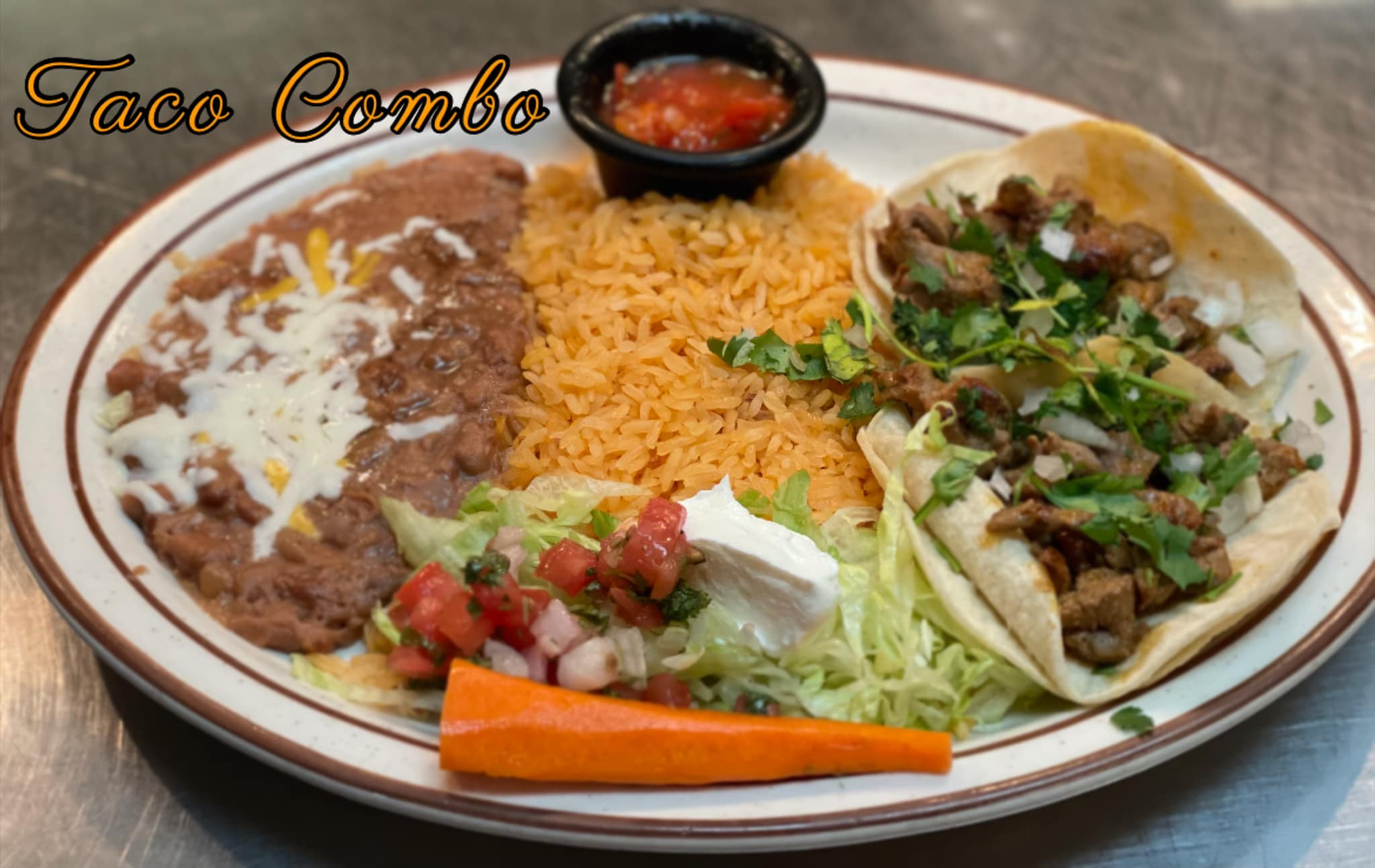 Order Taco Combo Lunch food online from Jacky's Restaurant store, Sioux Falls on bringmethat.com