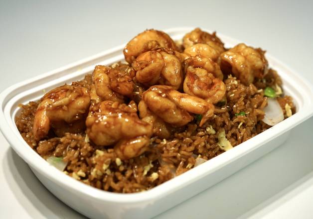 Order Shrimp Fried Rice 虾炒饭 food online from China One Express store, Overland Park on bringmethat.com