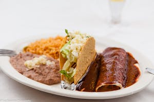 Order Two Item Combination food online from Azul Tequila Taqueria & Cantina Lounge store, Peachtree City on bringmethat.com