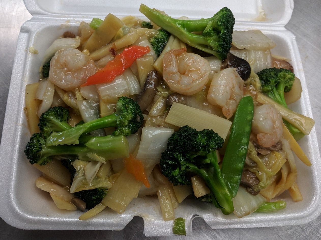 Order L30. Shrimp with Mixed Vegetables Lunch food online from Golden Pearl store, Salt Lake City on bringmethat.com
