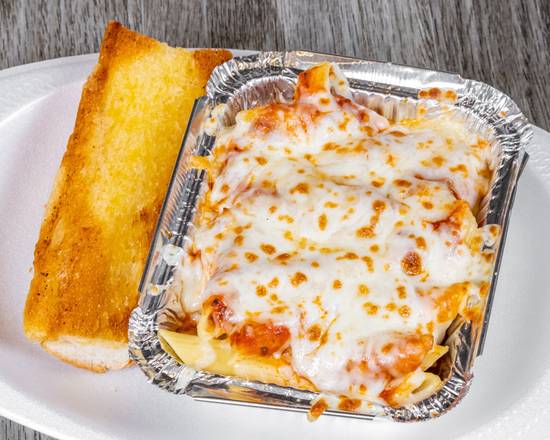 Order Half Order Baked Mostaccioli Dinner food online from Mindy Ribs store, Mokena on bringmethat.com