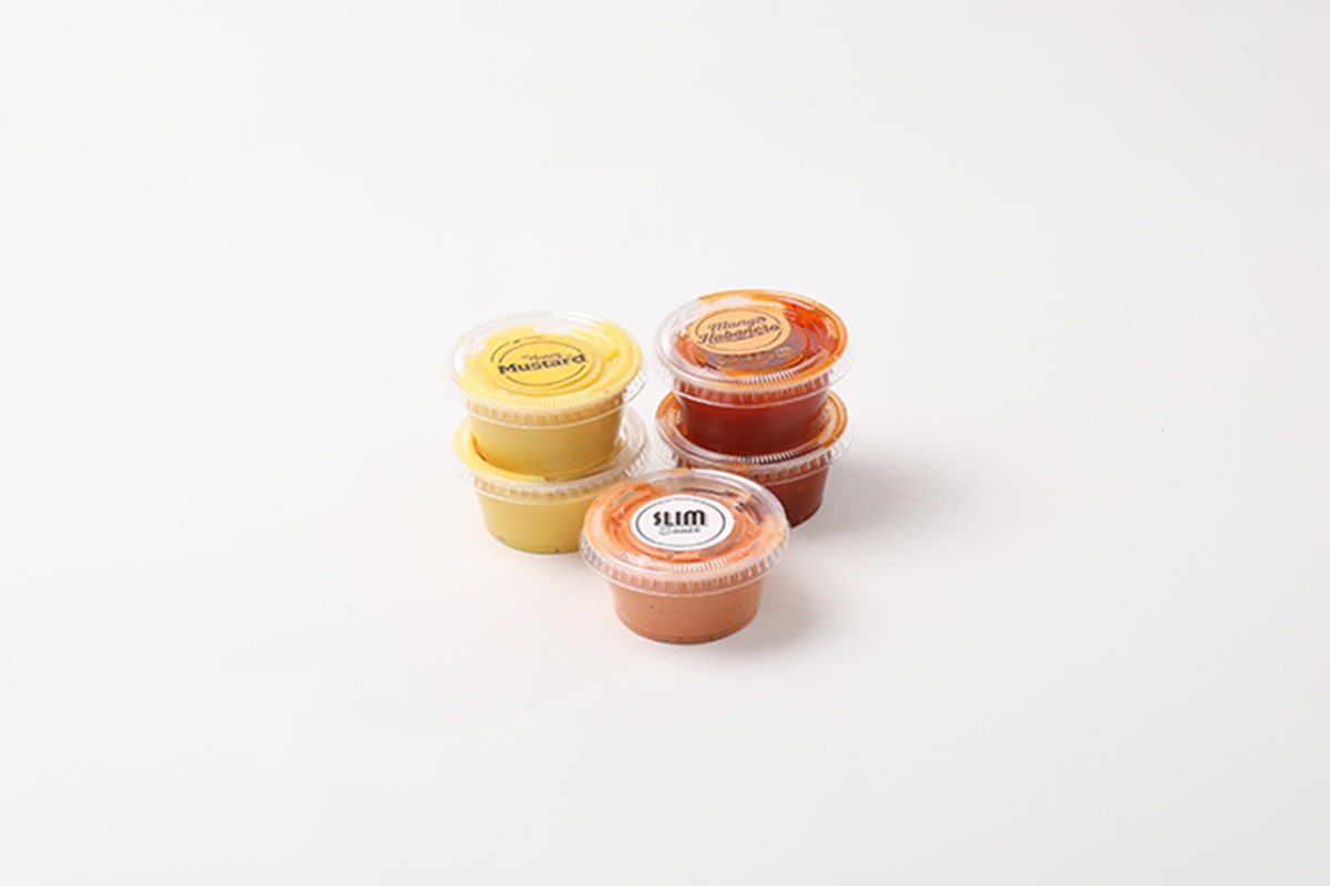 Order Pack of 5 Sauces food online from Slim Chickens store, Fort Worth on bringmethat.com