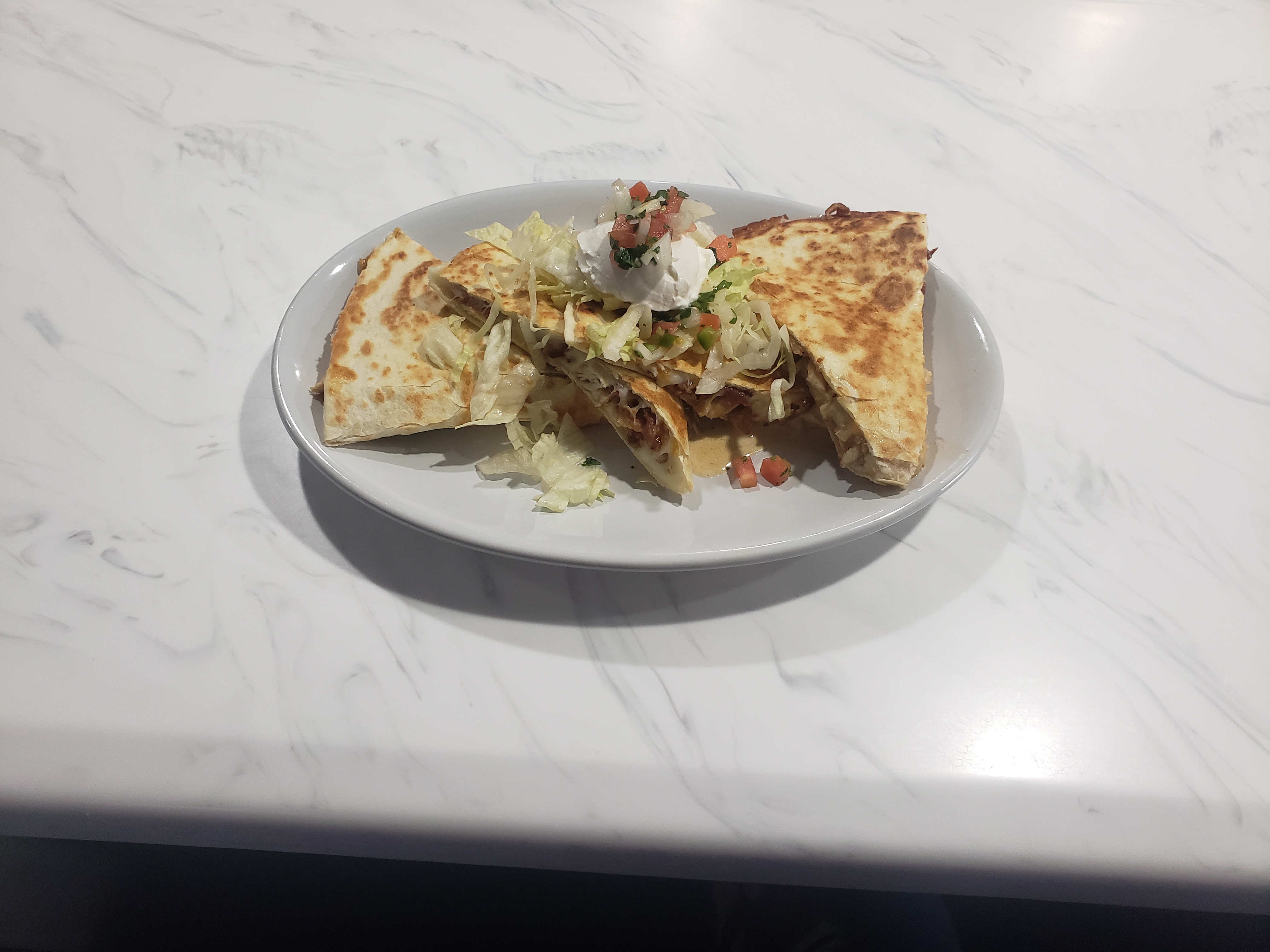 Order Chicken, Bacon and Ranch Quesadilla food online from Jason Pub store, Crete on bringmethat.com