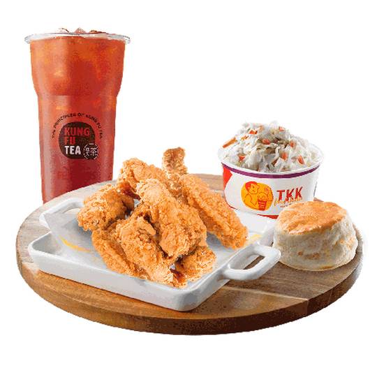 Order 10pc Wings Combo food online from Kung Fu Tea & Tkk Fried Chicken store, Lexington on bringmethat.com