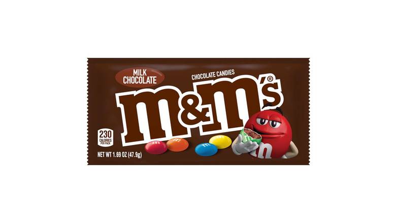 Order M&M'S Milk Chocolate Candy Single Size food online from Shell Rock Spring store, Bel Air on bringmethat.com