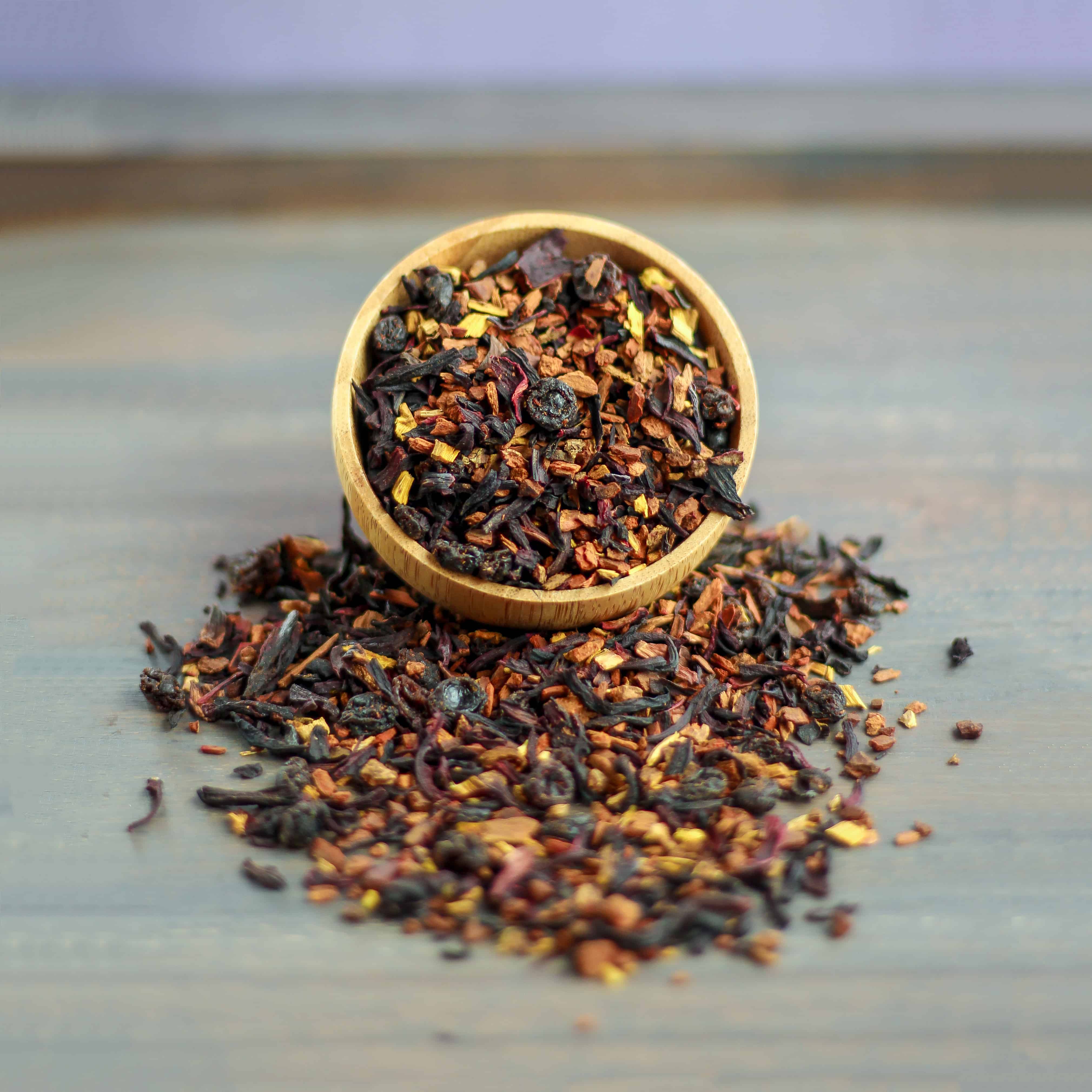 Order Cinnamon Plum Herbal Tea – Seasonal food online from Fava Tea Company In Greenfield store, Greenfield on bringmethat.com