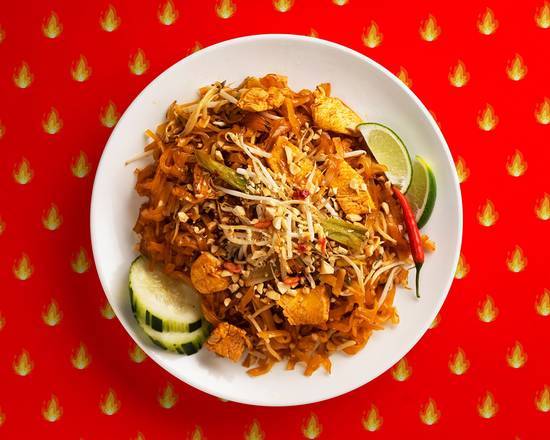 Order Spicy Pad Thai food online from Fire Ass Thai store, Upper Arlington on bringmethat.com