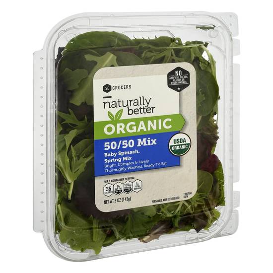 Order Se Grocers · Naturally Better Spring Mix (5 oz) food online from Winn-Dixie store, Apollo Beach on bringmethat.com