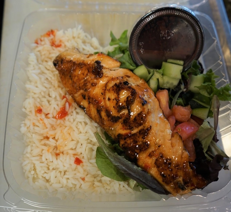 Order Grilled Salmon Plate food online from Water Dog store, Ventnor City on bringmethat.com