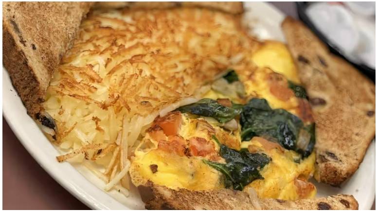 Order O Veggie food online from Omelette &amp; Waffle Cafe store, Plymouth on bringmethat.com