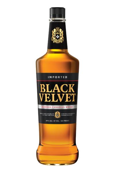 Order Black Velvet Whiskey, Canadian, Blended 750ml food online from Windy City Liquor Market store, El Cajon on bringmethat.com