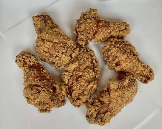 Order Fried Chicken Wings (6 Pcs) food online from T4 store, Hayward on bringmethat.com