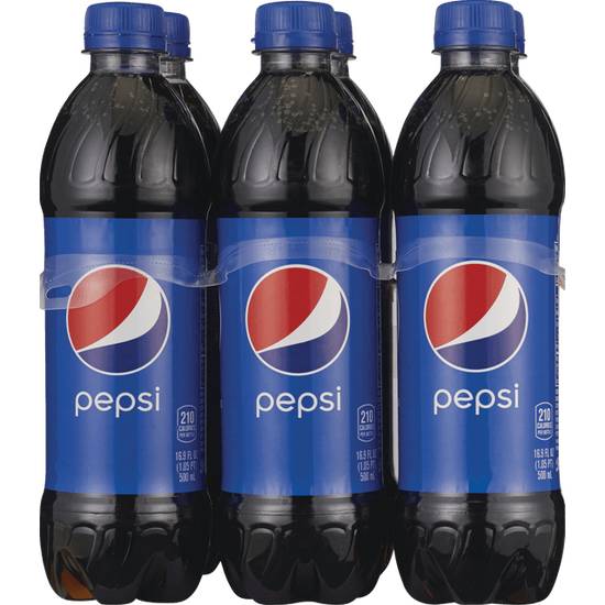Order Pepsi Cola 6-Pack of 16.9oz Bottles food online from CVS store, FALLBROOK on bringmethat.com