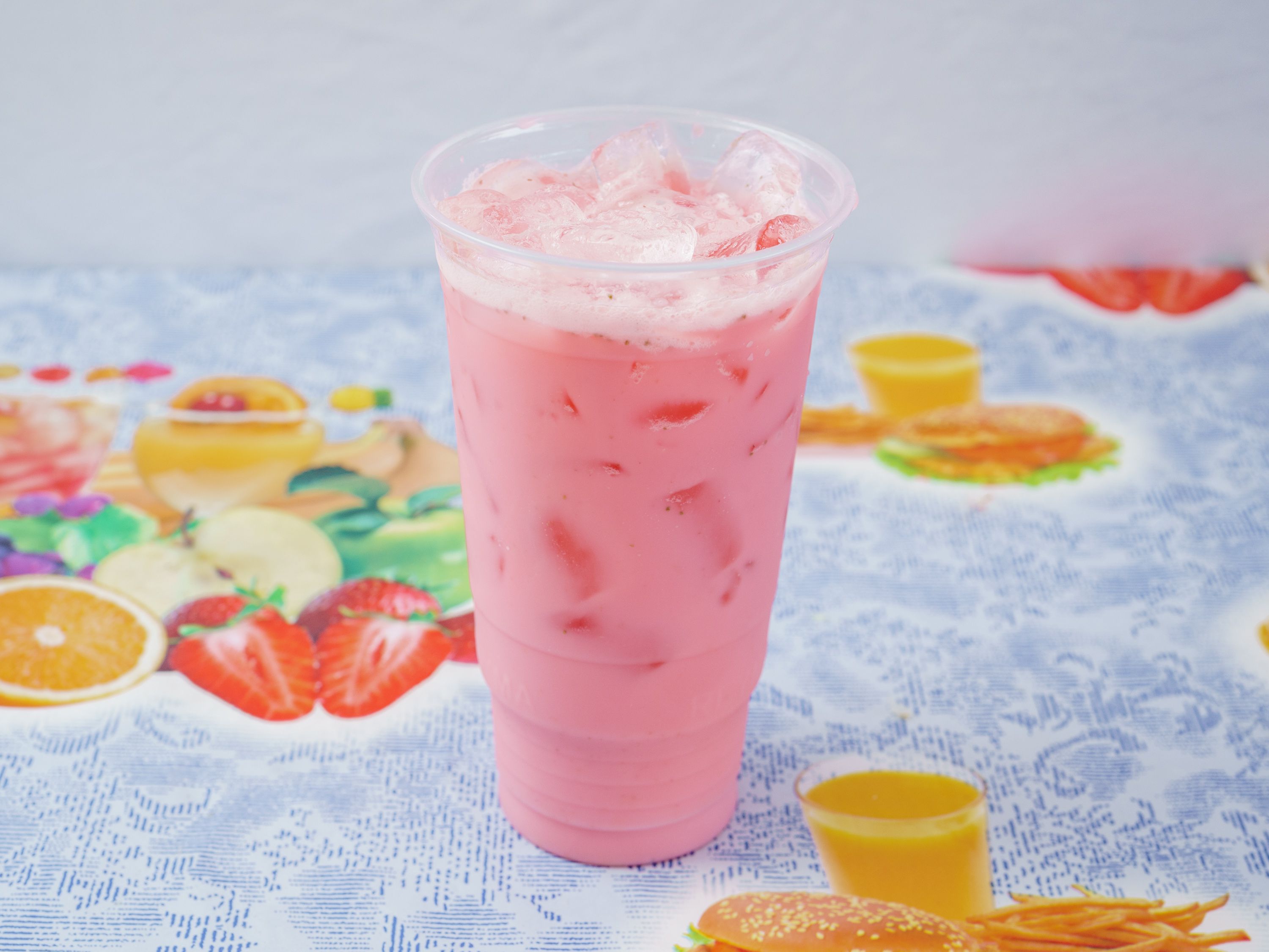 Order Strawberry Horchata food online from Pacos Tacos store, Fullerton on bringmethat.com