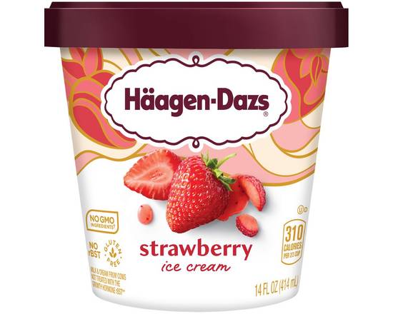 Order Haagen-Dazs Strawberry Pint food online from Chevron Extramile store, Vancouver on bringmethat.com