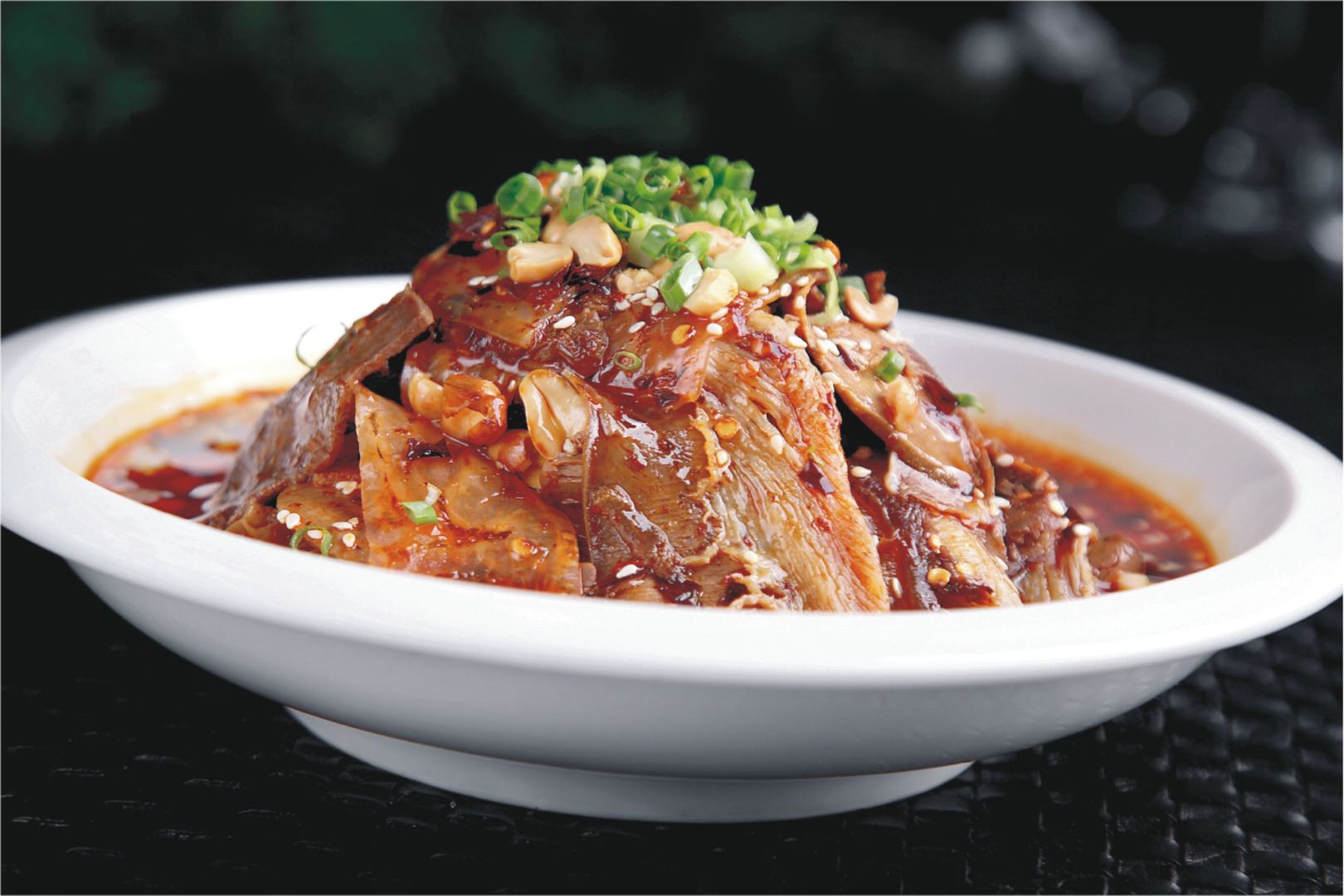 Order Sliced Beef with Triple Chili Sauce food online from Xun Yu Si Kao store, Edison on bringmethat.com