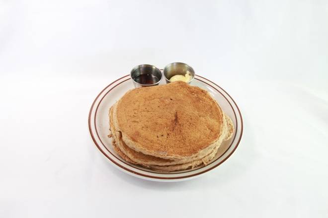 Order Whole Wheat Pancakes (v) food online from The Bad Waitress store, Minneapolis on bringmethat.com