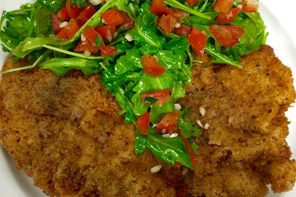 Order Veal Milanese Dinner food online from Al Forno Caffe store, Costa Mesa on bringmethat.com