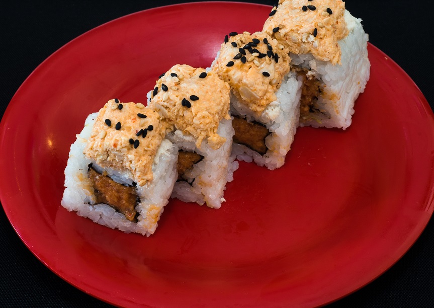 Order SPICY TUNA ROLL WITH SPICY COOKED ALBACORE food online from Sushi Koo store, Los Angeles on bringmethat.com