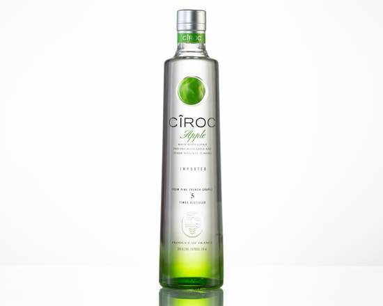 Order Ciroc Apple, 750mL vodka (35.0% ABV) food online from Flow Liquor store, Compton on bringmethat.com