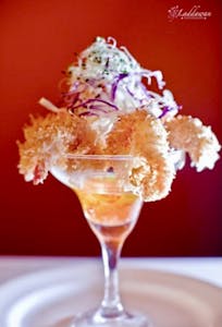 Order Coconut Shrimp Martini (5) food online from Rice Avenue store, Sunland on bringmethat.com