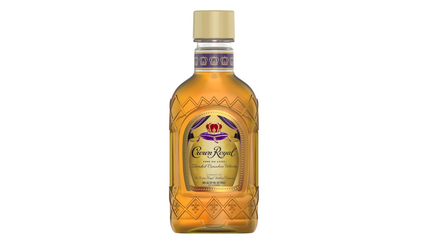 Order Crown Royal Fine De Luxe Blended Canadian Whisky 200mL food online from Far Western Liquor store, SANTA MARIA on bringmethat.com