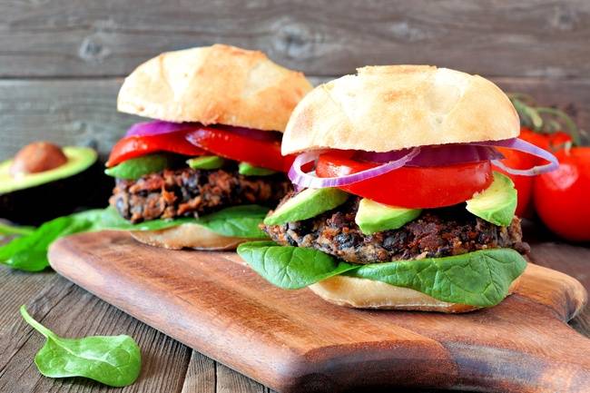 Order Cali Black Bean Burger food online from Jack's Grill store, Ithaca on bringmethat.com