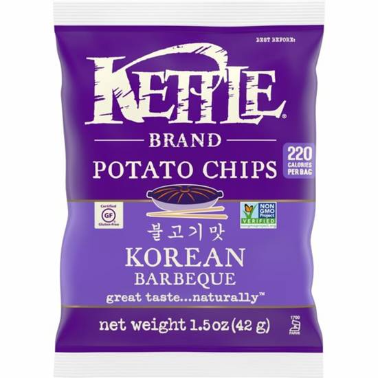 Order Kettle Chips Korean BBQ Small Bag food online from IV Deli Mart store, Goleta on bringmethat.com