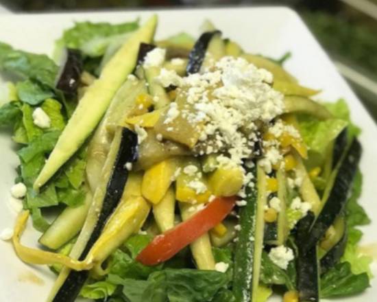 Order Lrg. Grilled Vegetable Salad food online from The Green Olive store, Huntington Park on bringmethat.com