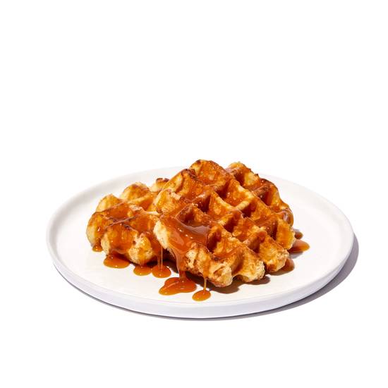 Order The Waffles With Caramel Sauce food online from Gopuff store, Austin on bringmethat.com