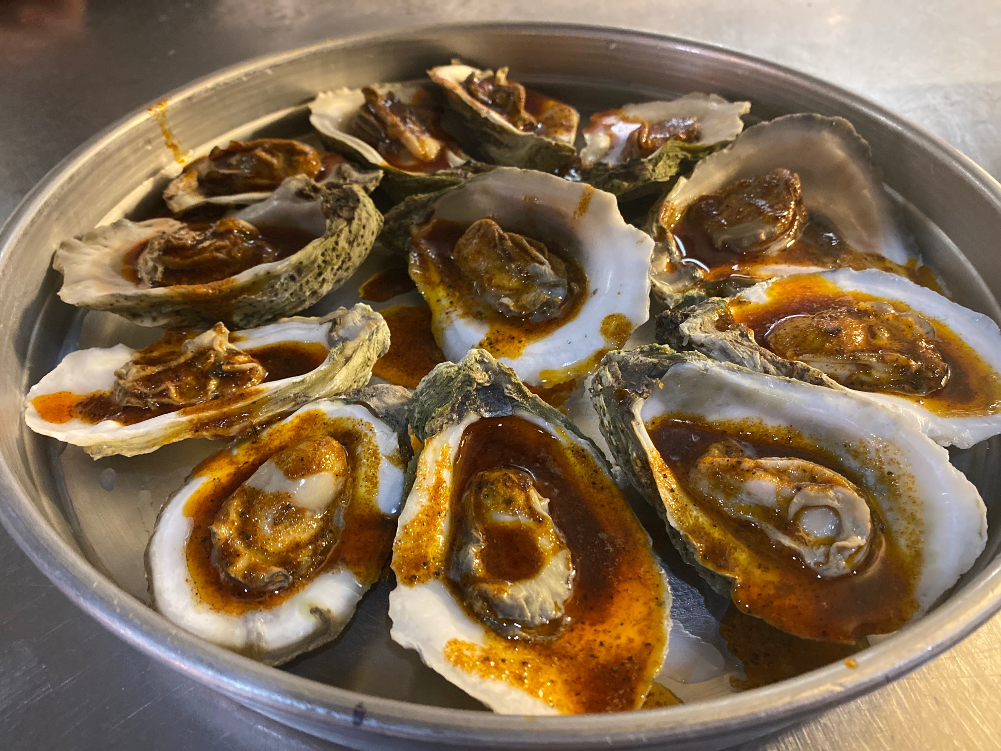 Order A12. Steamed Oysters food online from Red Crab Juicy Seafood store, Danville on bringmethat.com