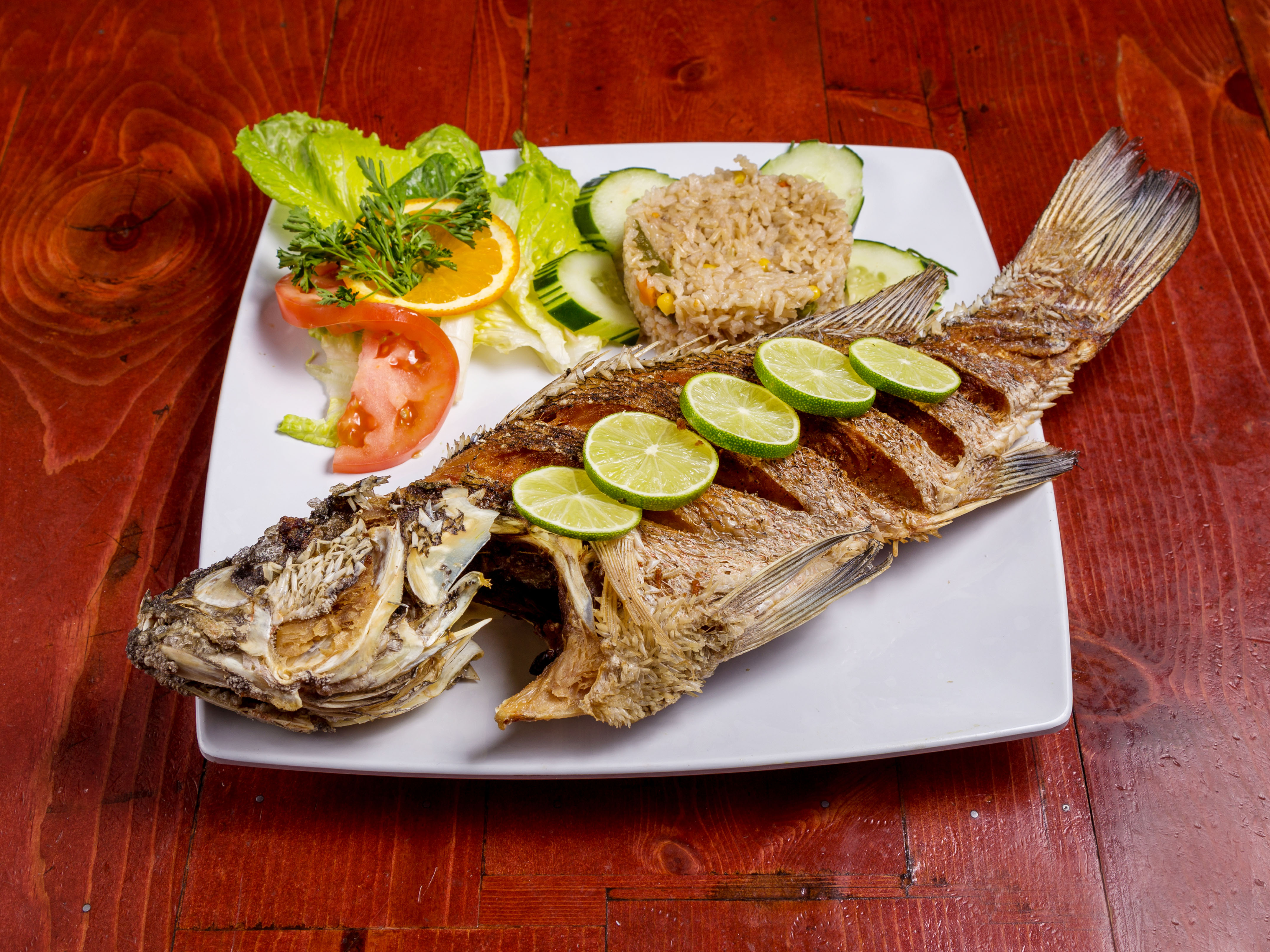 Order Whole Fried Red Snapper food online from Oasis Crossroads Bar & Grill store, Phoenix on bringmethat.com