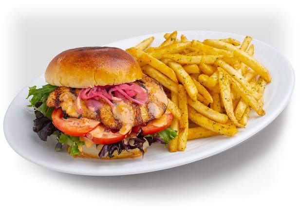 Order GRILLE CHICKEN SANDWICH food online from California Fish Grill store, El Cajon on bringmethat.com