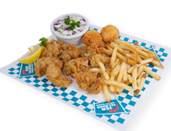 Order Fried Oysters Platter food online from Sea Island Shrimp House store, San Antonio on bringmethat.com