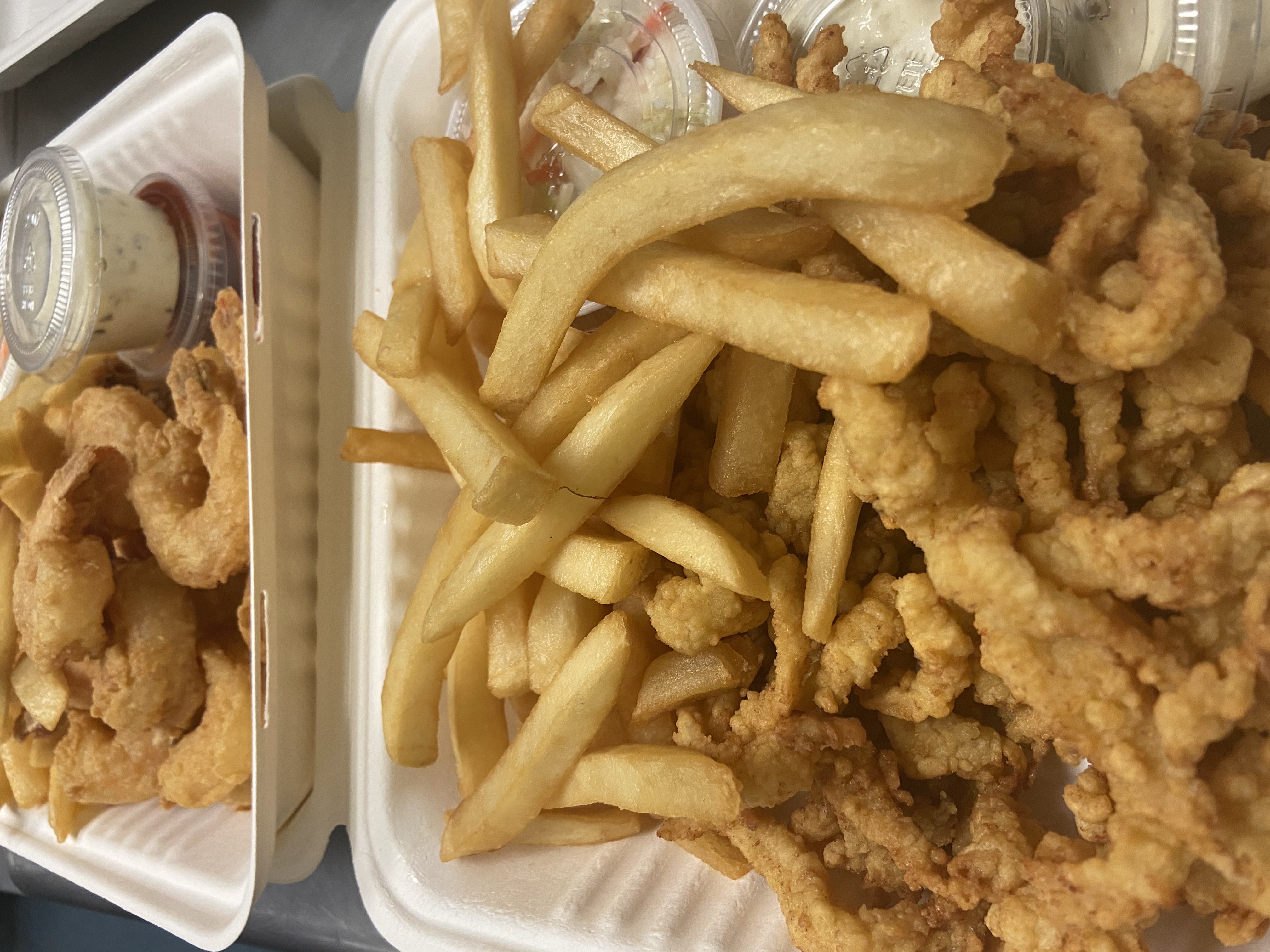 Order Fried Clam Strips Plate food online from Osterville Fish store, Barnstable on bringmethat.com