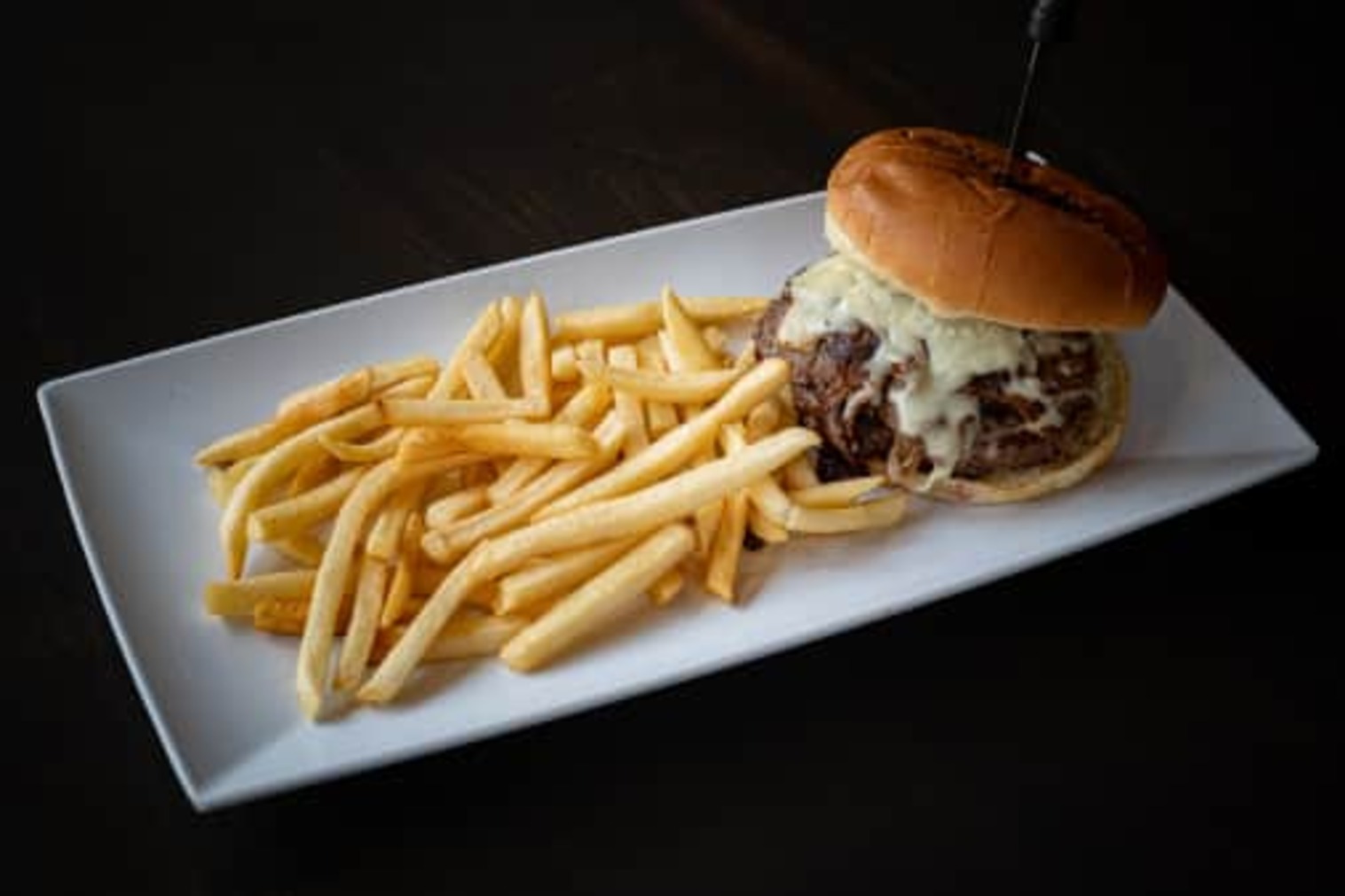 Order GF Steakhouse Burger food online from 15th Street Tavern store, Clarkston on bringmethat.com