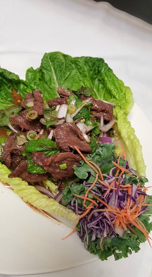 Order Spicy Beef Salad food online from Life Thai Fusion store, Santa Clarita on bringmethat.com