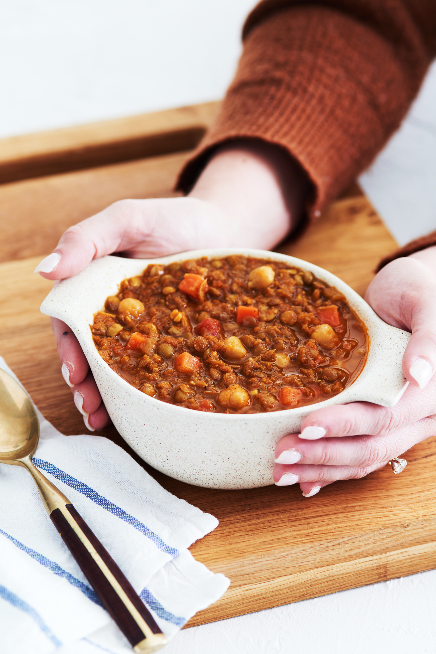 Order Organic Lentil & Chickpea Soup food online from I Love Juice Bar store, Dallas on bringmethat.com