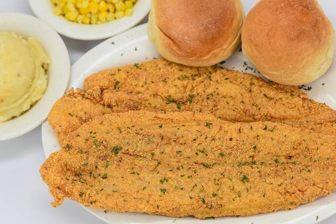Order Southern Style Fried Fish food online from Franks Grill store, Houston on bringmethat.com
