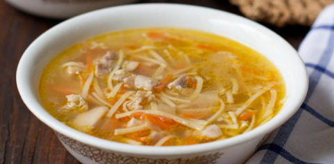 Order 27. Chicken Noodle Soup food online from China Garden store, Hackettstown on bringmethat.com