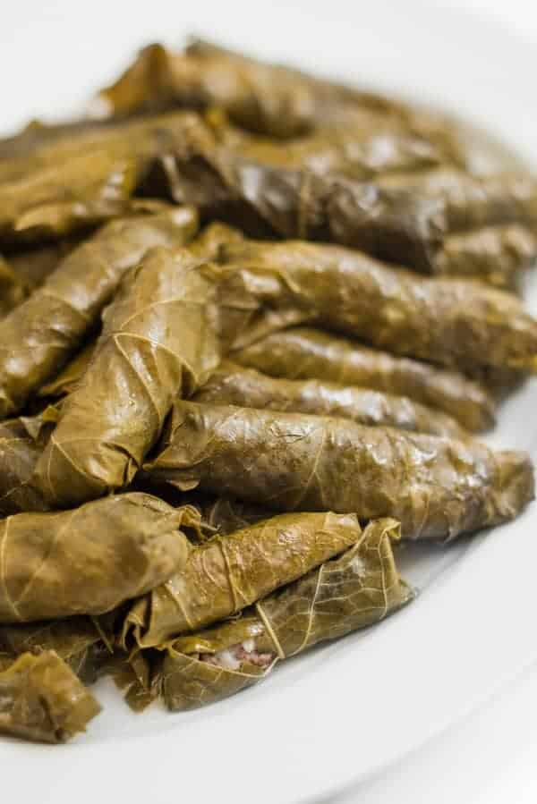Order Stuffed Grape Leaves food online from Alladeen Grill and BBQ store, Hilliard on bringmethat.com